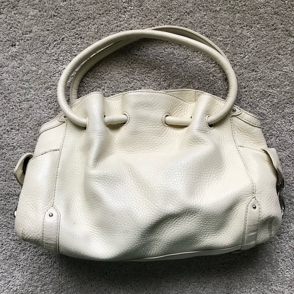 Cole Haan Boho Shoulder Purse Creamy White
